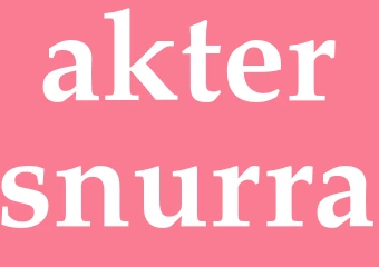 Synonym aktersnurra