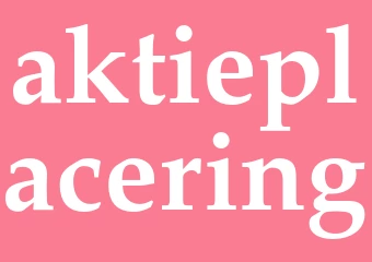 Synonym aktieplacering