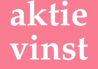 Synonym aktievinst