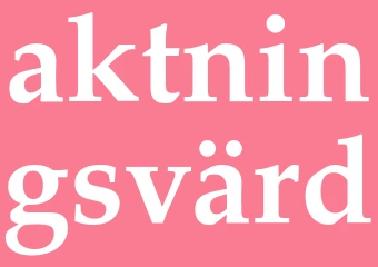 Synonym aktningsvärd