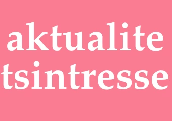 Synonym aktualitetsintresse