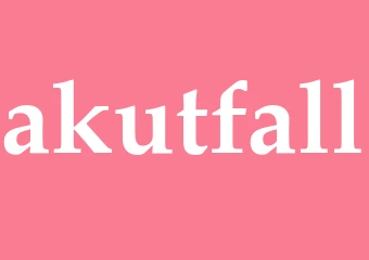 Synonym akutfall
