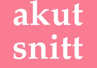 Synonym akutsnitt