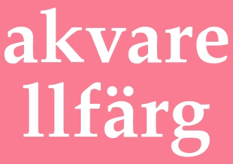 Synonym akvarellfärg