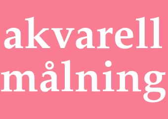 Synonym akvarellmålning