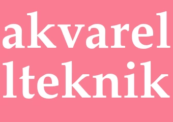Synonym akvarellteknik