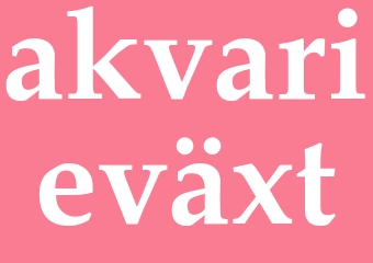 Synonym akvarieväxt