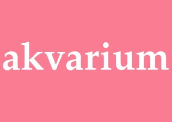 Synonym akvarium