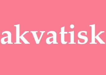 Synonym akvatisk