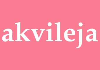 Synonym akvileja
