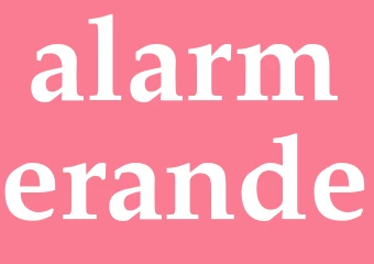 Synonym alarmerande
