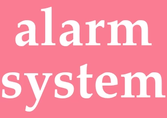 Synonym alarmsystem
