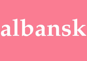 Synonym albansk