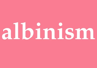 Synonym albinism