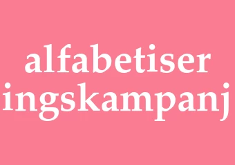 Synonym alfabetiseringskampanj