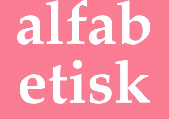 Synonym alfabetisk
