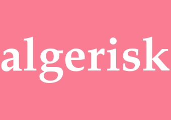 Synonym algerisk