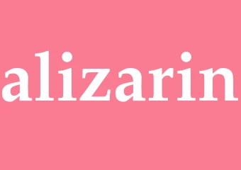Synonym alizarin