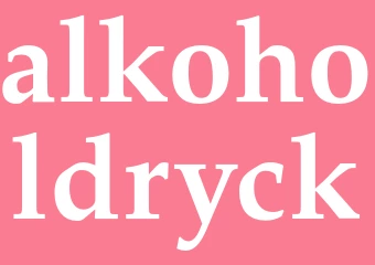 Synonym alkoholdryck