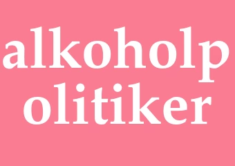 Synonym alkoholpolitiker