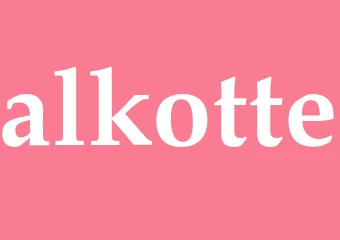 Synonym alkotte