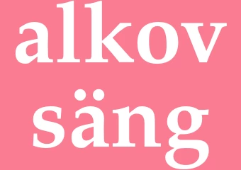 Synonym alkovsäng