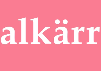 Synonym alkärr
