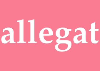 Synonym allegat