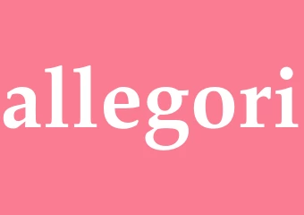 Synonym allegori