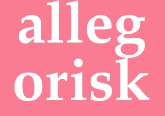 Synonym allegorisk