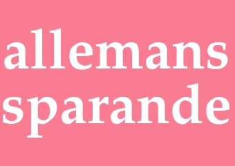 Synonym allemanssparande
