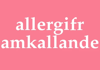 Synonym allergiframkallande