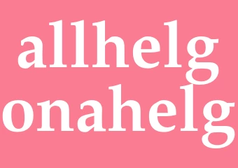 Synonym allhelgonahelg