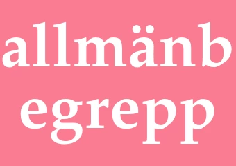 Synonym allmänbegrepp