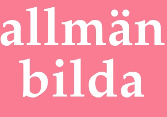 Synonym allmänbilda