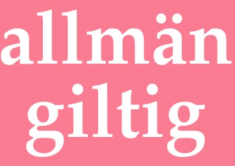 Synonym allmängiltig