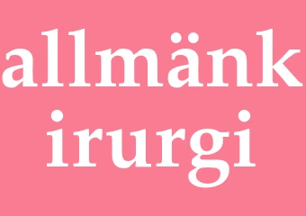 Synonym allmänkirurgi