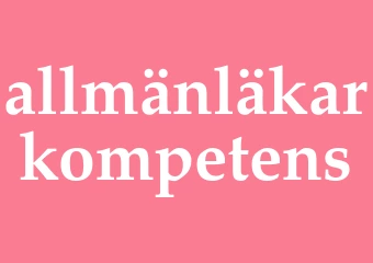 Synonym allmänläkarkompetens