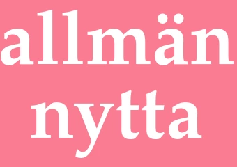 Synonym allmännytta