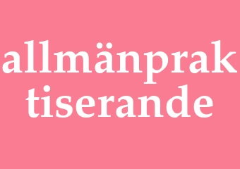 Synonym allmänpraktiserande