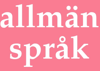 Synonym allmänspråk