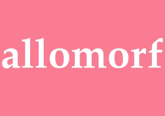 Synonym allomorf