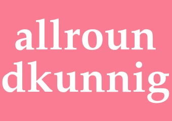 Synonym allroundkunnig