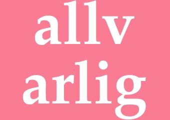Synonym allvarlig