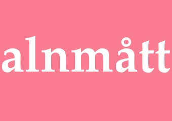 Synonym alnmått