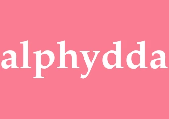 Synonym alphydda