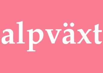 Synonym alpväxt