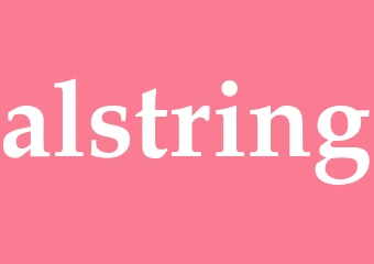Synonym alstring