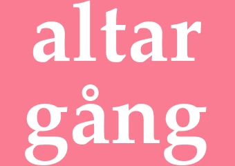 Synonym altargång