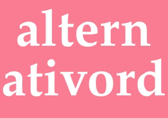 Synonym alternativord